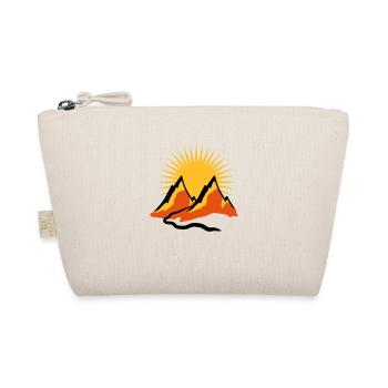 Beautiful mountains trail Sun - Organic Pouch - nature - Front