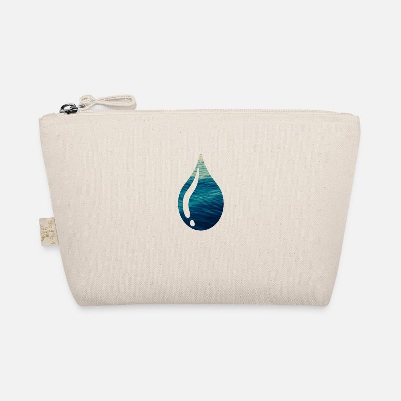 Wassertropfen Wasser Bio-Täschchen