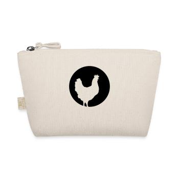 huhn_bei_vollmond - Bio-Täschchen - Natur - Vorne