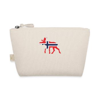 Moose Norway flag - Organic Pouch - nature - Front