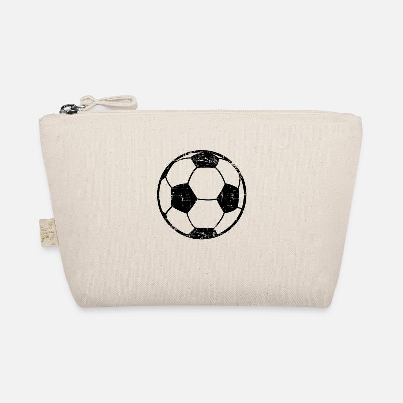 Fussball Ball Geschenk - Bio-Täschchen - Natur