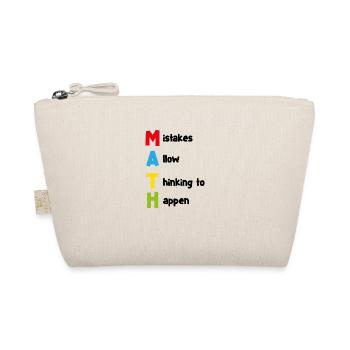 Math Spruch Mathematisch Schule Geschenk - Bio-Täschchen - Natur - Vorne
