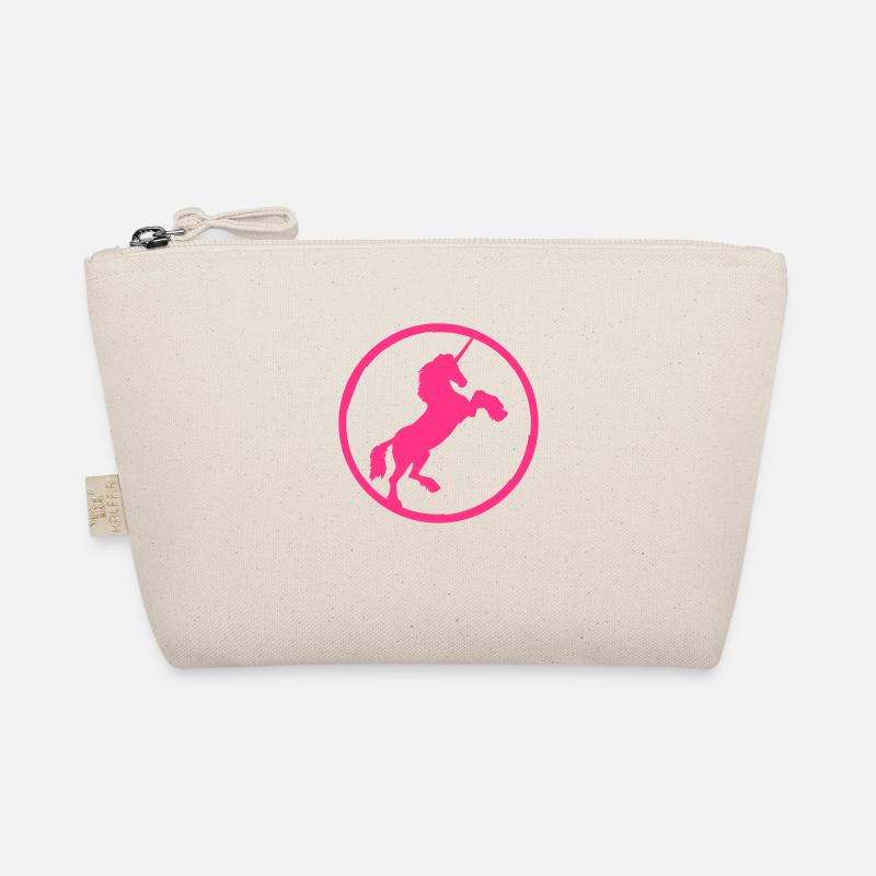 Circle Round Logo Unicorn Organic Pouch