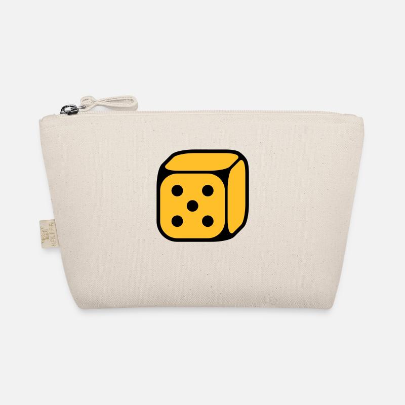 Dice With Number 5 (Five / 2C) Organic Pouch