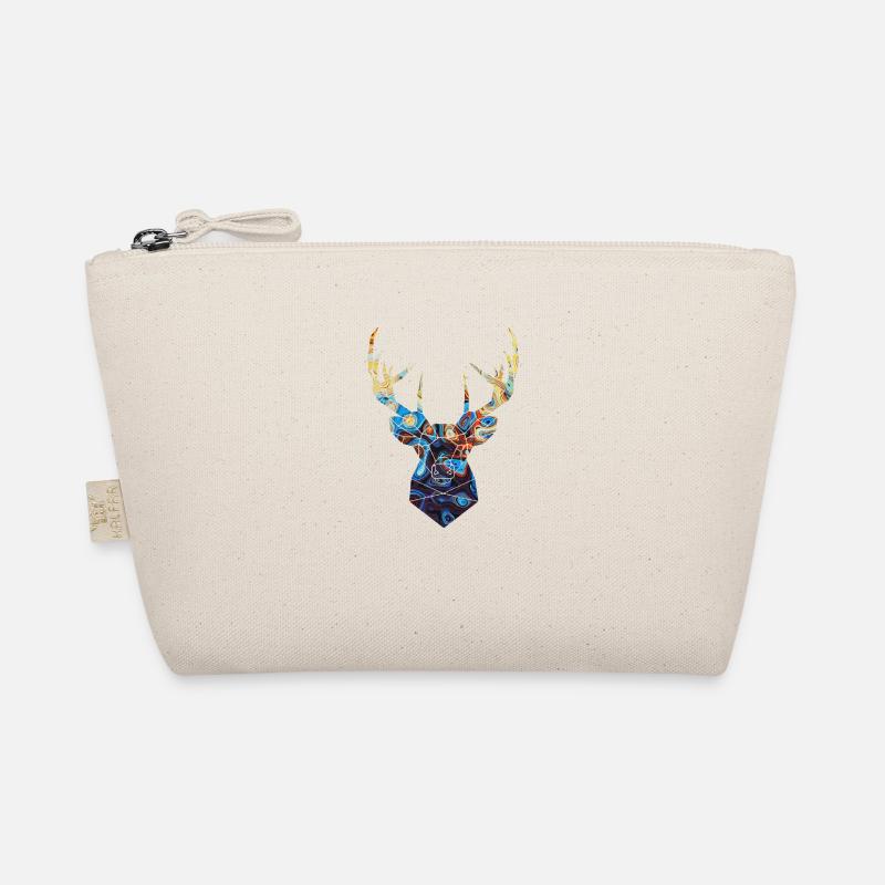 Deer mosaic Organic Pouch