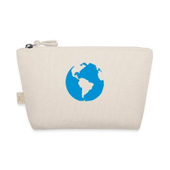 Planet earth blue icon 2805 - Organic Pouch - nature - Front