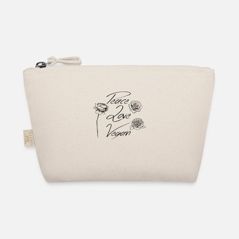 Peace Love Vegan Gift Organic Pouch