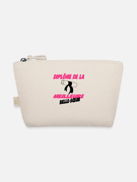 Diplôme de la meilleure belle-soeur - Organic Pouch - nature - Front