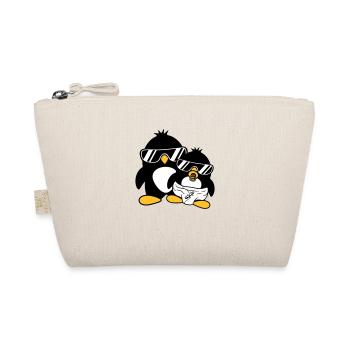 pingouin père fils fille bébé enfant sucette win - Trousse biologique - nature - Devant