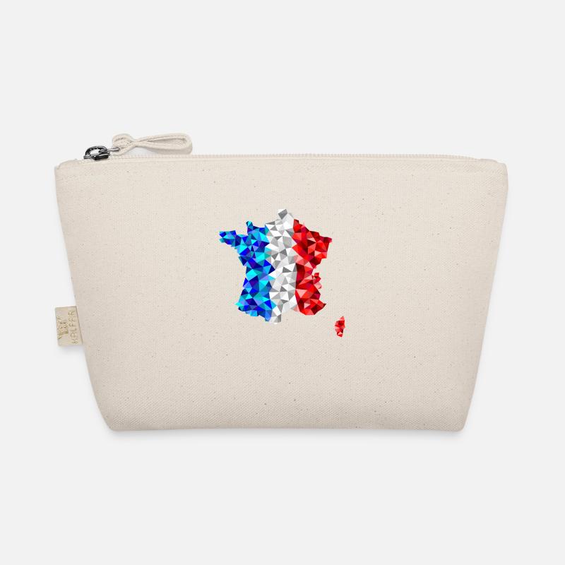 France de style diamant low poly Trousse biologique