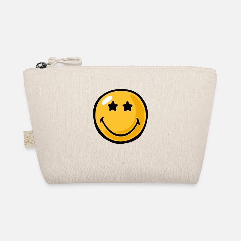 Smiley star eyes - Bio-Täschchen - Natur