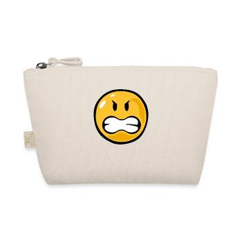 Smiley angry - Trousse biologique - nature - Devant