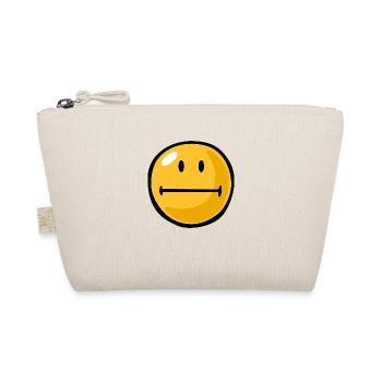 Smiley tight lipped - Bio-Täschchen - Natur - Vorne