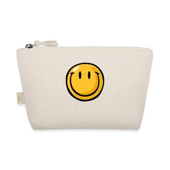 Smiley big smile - Organic Pouch - nature - Front