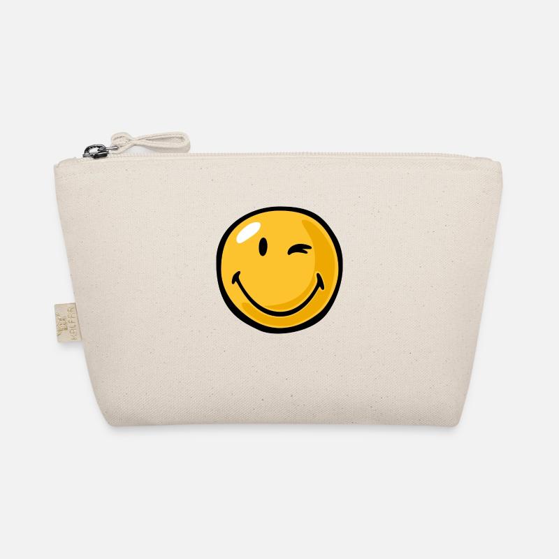Smiley friendly - Bio-Täschchen - Natur