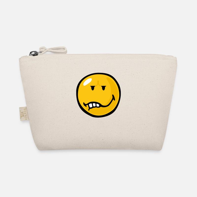 Smiley Anger Annoyance Organic Pouch