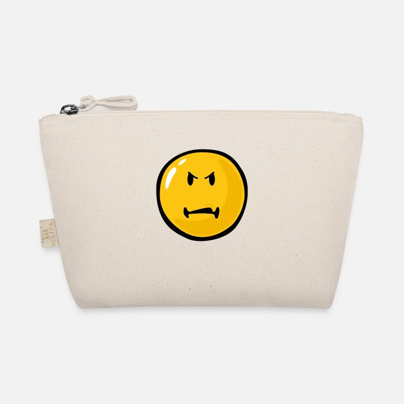 Smiley Anger Scorn Organic Pouch