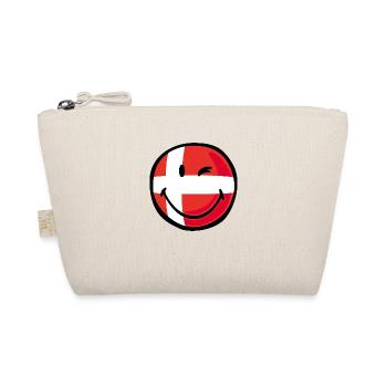 Smiley Flag Denmark - Trousse biologique - nature - Devant