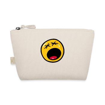 Smiley Sadness Miserable - Bio-Täschchen - Natur - Vorne