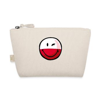 Smiley Flag Poland - Trousse biologique - nature - Devant