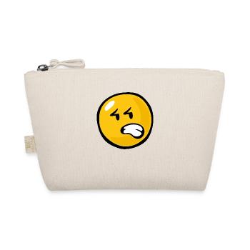 Smiley Anger Aggravation - Bio-Täschchen - Natur - Vorne