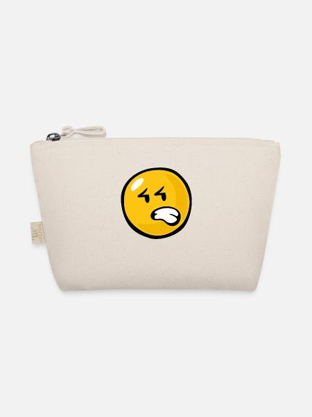 Smiley Anger Aggravation - Bio-Täschchen - Natur