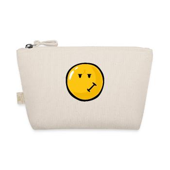 Smiley Anger Impatience - Bio-Täschchen - Natur - Vorne
