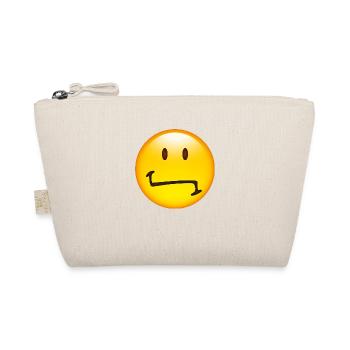 Smiley Indifferent - Organic Pouch - nature - Front