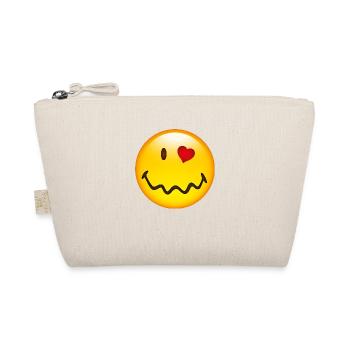 Smiley Love Eye - Bio-Täschchen - Natur - Vorne