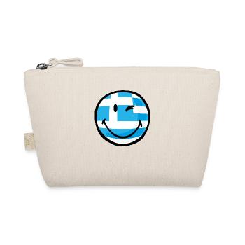 Smiley Greece - Bio-Täschchen - Natur - Vorne