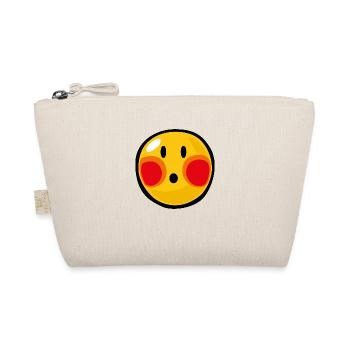 Smiley Embarrassed - Organic Pouch - nature - Front