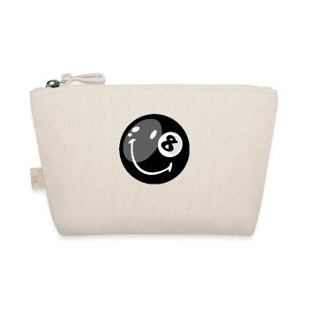 Smiley Pool Ball 8 - Trousse biologique - nature - Devant