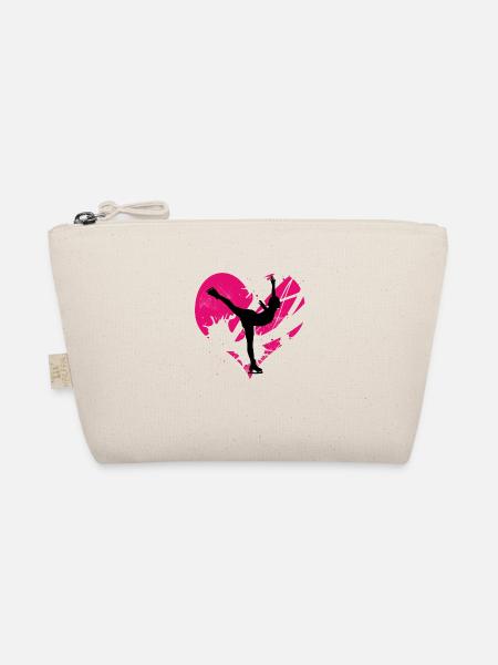 love motiv Eiskunstlauf 1 - Bio-Täschchen - Natur
