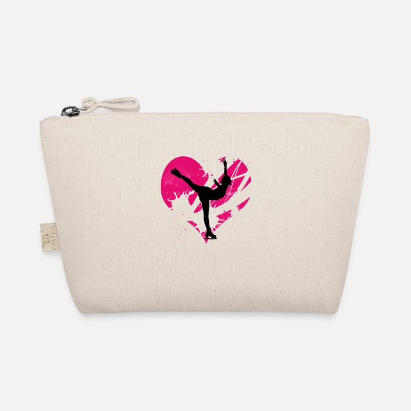 love motiv Eiskunstlauf 1 - Bio-Täschchen - Natur