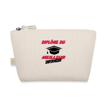 Diplôme du meilleur infirmier - Organic Pouch - nature - Front