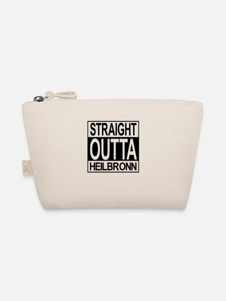 Straight outta Heilbronn - Bio-Täschchen - Natur - Vorne