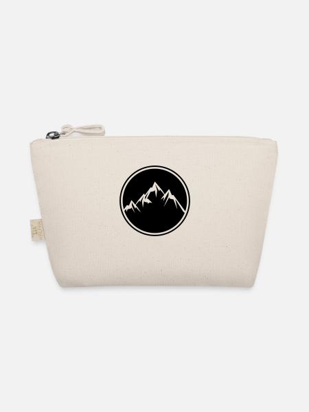 mountains icon - Bio-Täschchen - Natur - Vorne