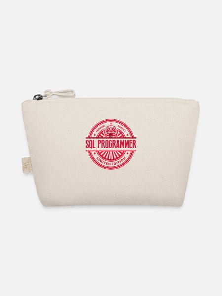 Limited edition sql programmer premium q - Organic Pouch - nature