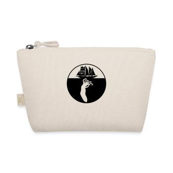 Logo giant octopus sailing ship - Organic Pouch - nature - Front