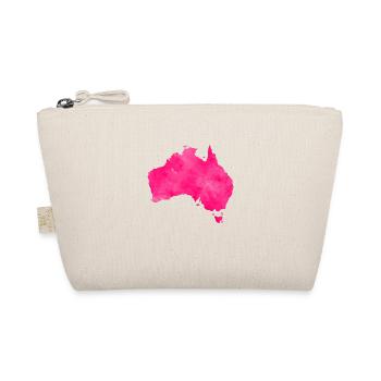 australia pink country - Bio-Täschchen - Natur - Vorne
