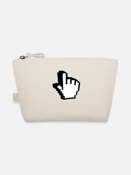 hand 3d pc - Bio-Täschchen - Natur