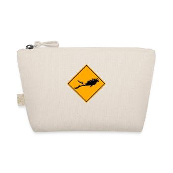 Diving Road Sign Diving Diver Diving - Organic Pouch - nature - Front