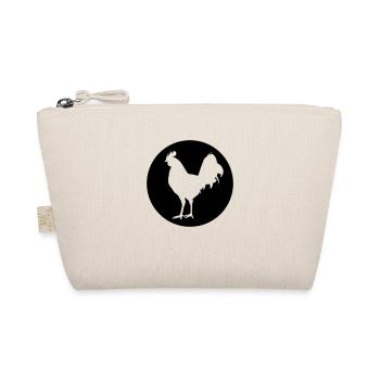 rooster icon - Organic Pouch - nature - Front