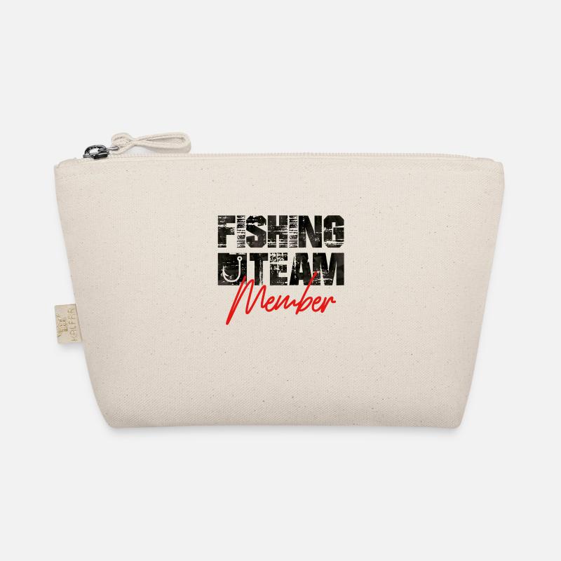 fishing team member design Bio-Täschchen