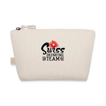 swiss drinking team - Bio-Täschchen - Natur - Vorne