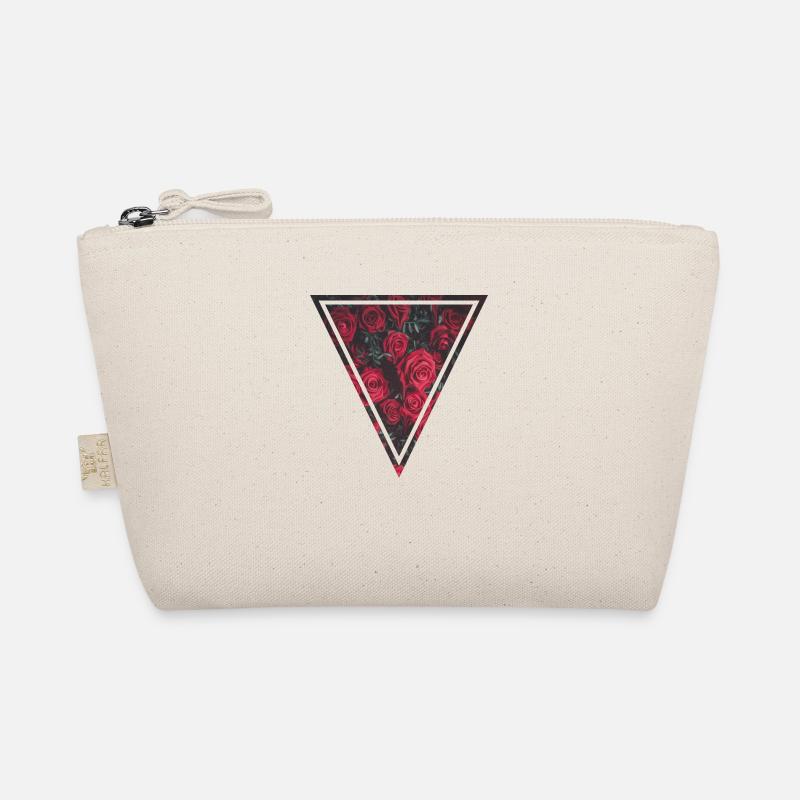 Roses Triangle Organic Pouch