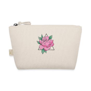 Rose peony flower - Organic Pouch - nature - Front