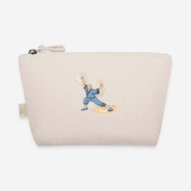Fantasy monk fighter kick kick Organic Pouch