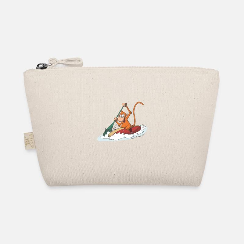 Affe im Kanu Bio-Täschchen