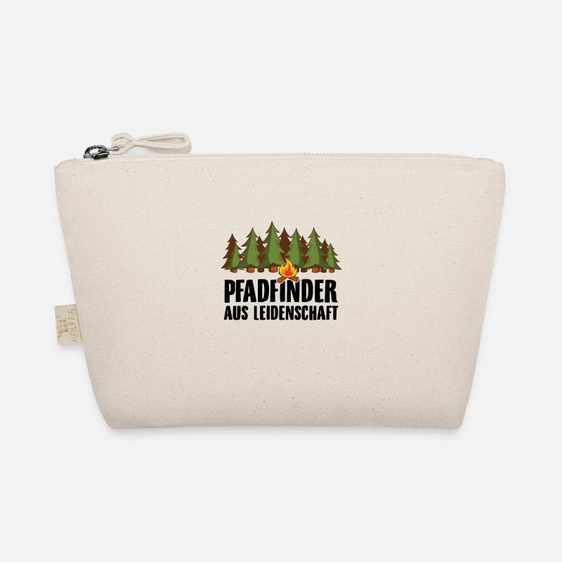 Pfadfinder Sprüche | Abzeichen Lagerfeuer Geschenk - Bio-Täschchen - Natur